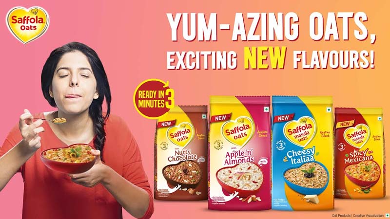 Oats brand Saffola launches four new delicious gourmet flavours