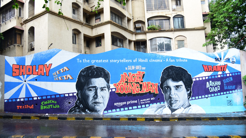 Bandra mural honours Salim-Javed’s legendary impact on Hindi cinema