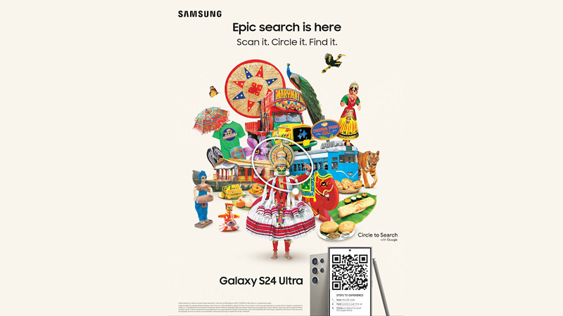 Cheil India unveils mixed reality print ad for Samsung Galaxy S24 series