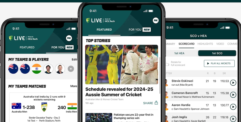 Cricket Australia app gets genAI lift courtesy HCLTech and Microsoft