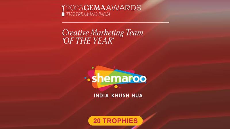 Shemaroo wins ‘creative marketing team of the year’ at Gema 2025