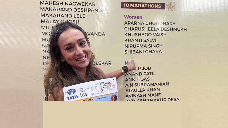 Shibani Gharat completes thirtieth  full marathon