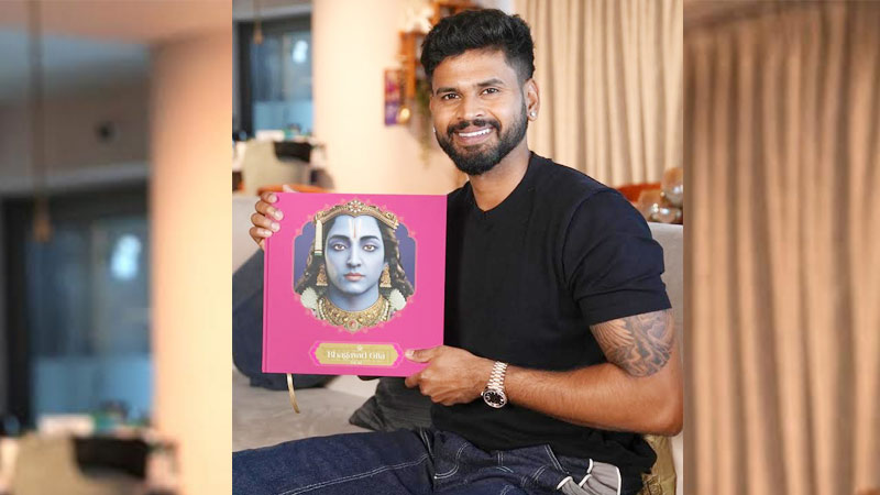 Shreyas Iyer Bats for Balance with Bhagavad Gita