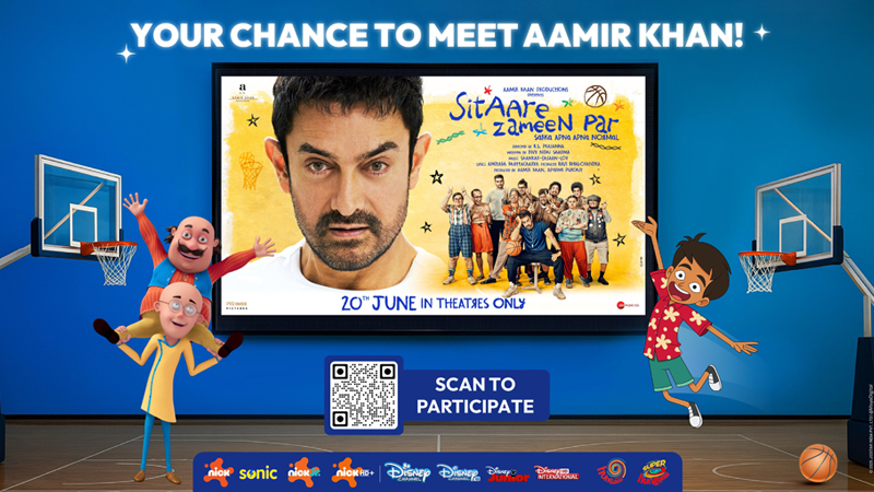 JioStar Kids’ Network teams up with Aamir Khan’s Sitaare Zameen Par for a toon-filled mega contest