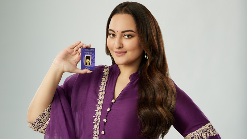Sonakshi Sinha turns gold standard for MMTC-PAMP