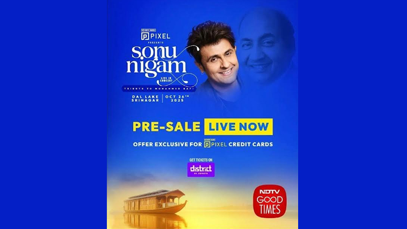 Sonu sets Dal Lake afloat with melodies in Srinagar’s first mega concert