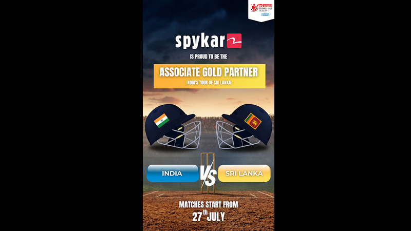 Spykar partners as associate gold sponsor for the India tour of Sri Lanka