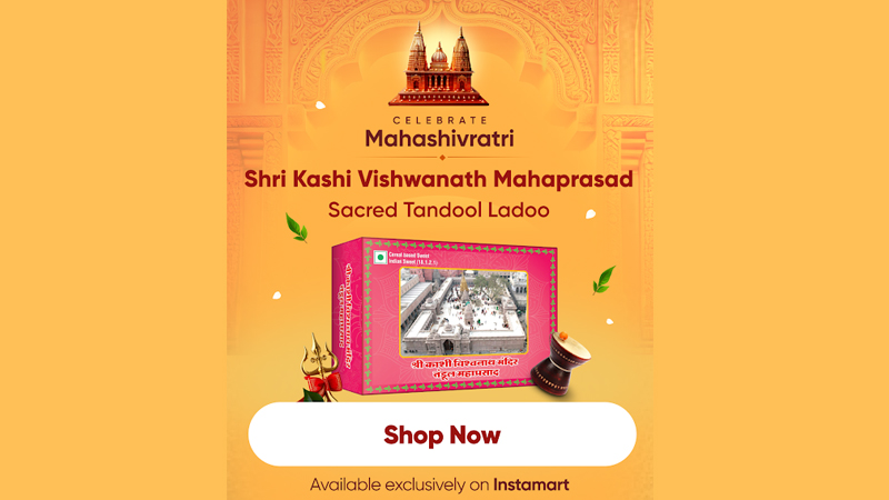Swiggy Instamart to deliver sacred Kashi Vishwanath ladoos on Maha Shivratri