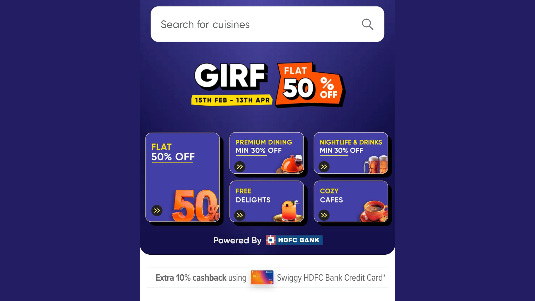 Swiggy brings back GIRF 2025 – India’s biggest dining festival with 50 per cent off