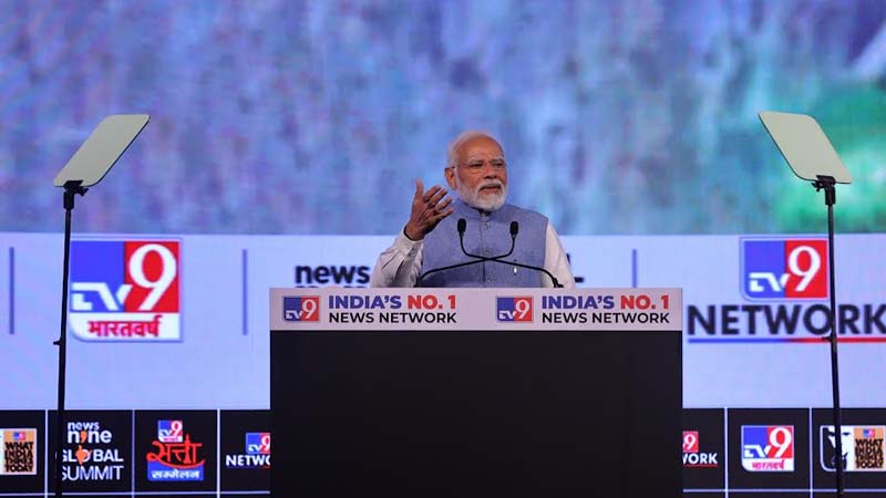 Narendra Modi delivers inspiring keynote address at News9 Global Summit 2024