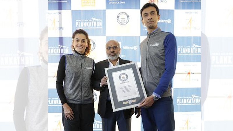 Bajaj Allianz Life sets Guinness Record with Plankathon