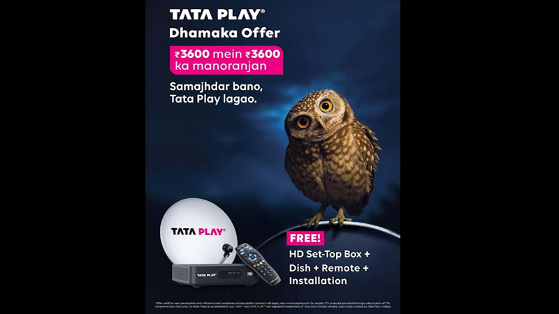 Wise Move by Tata Play as AI Owl and Donkey Bring Smart Savings Home