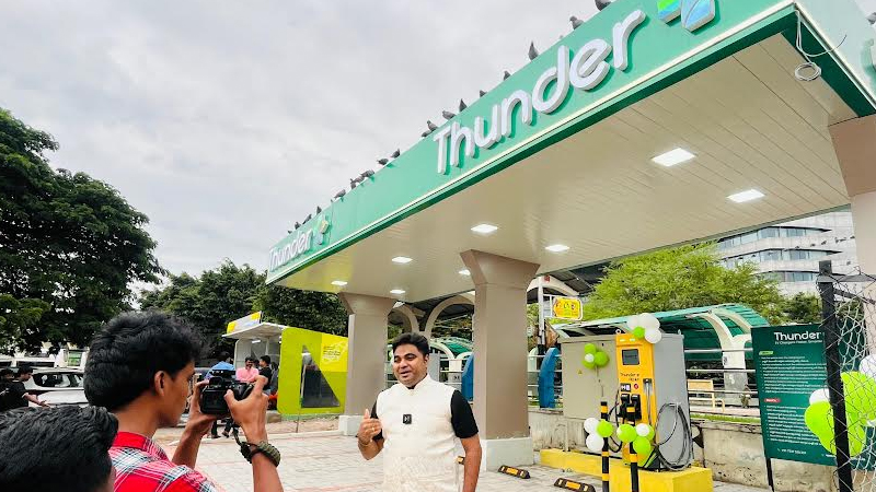 Watt a Charge Thunderplus hits 200 hubs with new Hyderabad station