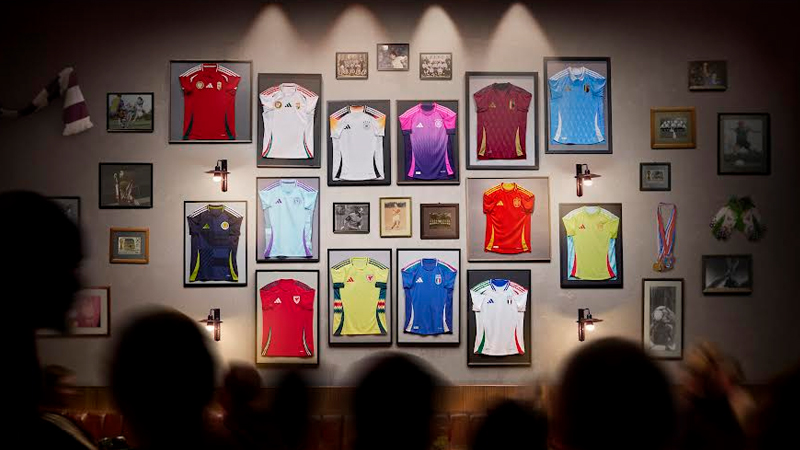 Adidas unveils home and away its for UEFA Euro 2024