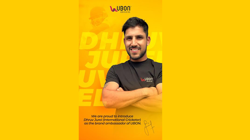 UBON signs Dhruv Jurel as its brand ambassador