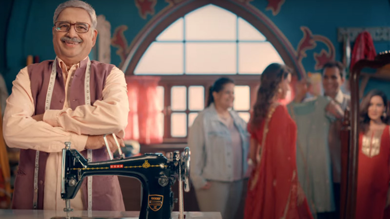 Tailor Masterji relies on his Usha Domestic Industrial Sewing Machine to deliver joy!