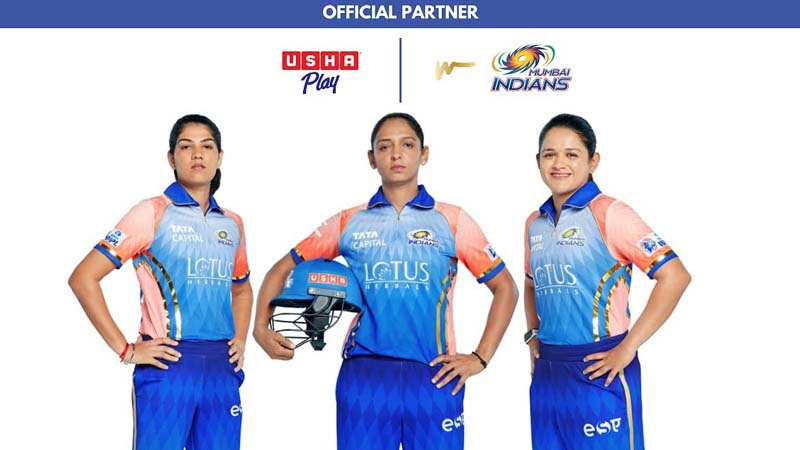 Usha International extends partnership with Mumbai Indians women’s cricket for second season