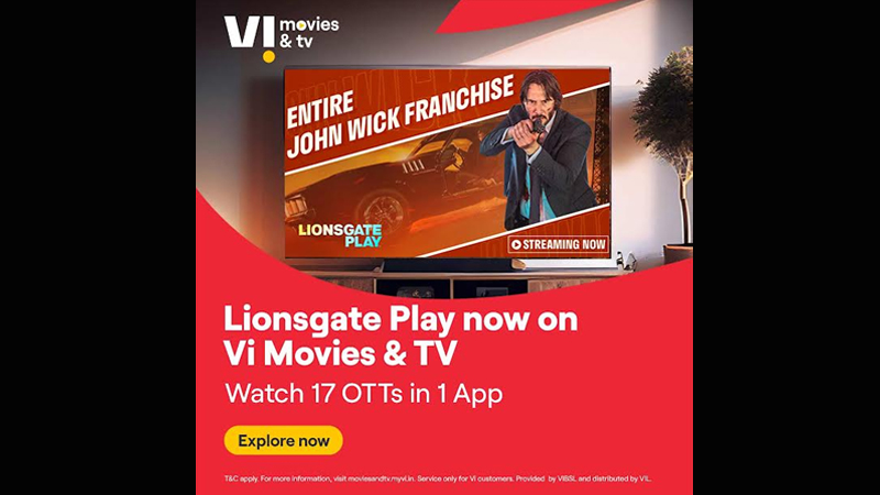 Vi Movies & TV adds Lionsgate Play