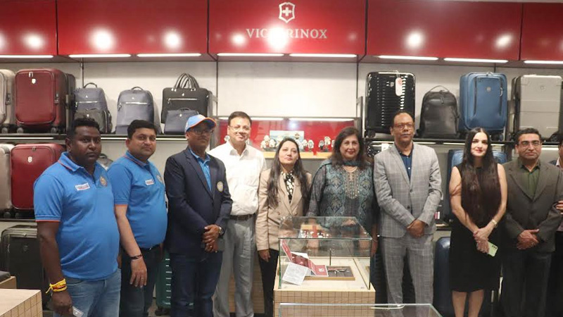 Victorinox India welcomes the IDCA team to their Gute Reise store in Aerocity, New Delhi