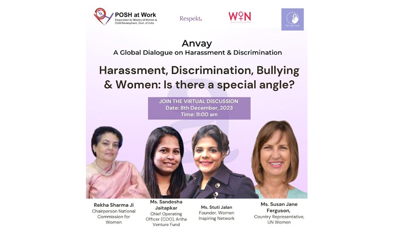 Women Inspiring Network contributes to “Anvay- A  Global Dialogue’s” panel on harassment, discrimination, and bullying