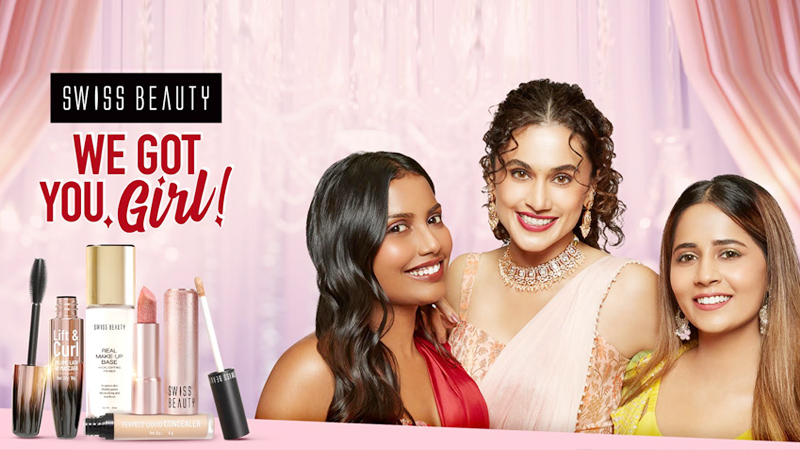 Swiss beauty says “We Got You, Girl!” with Taapsee