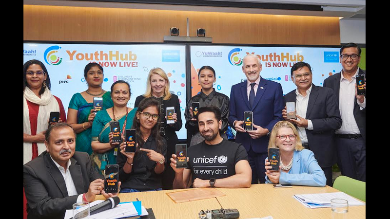 UNICEF, Ayushmann Khurrana and public-private-youth partners launch ‘YouthHub’ platform in India