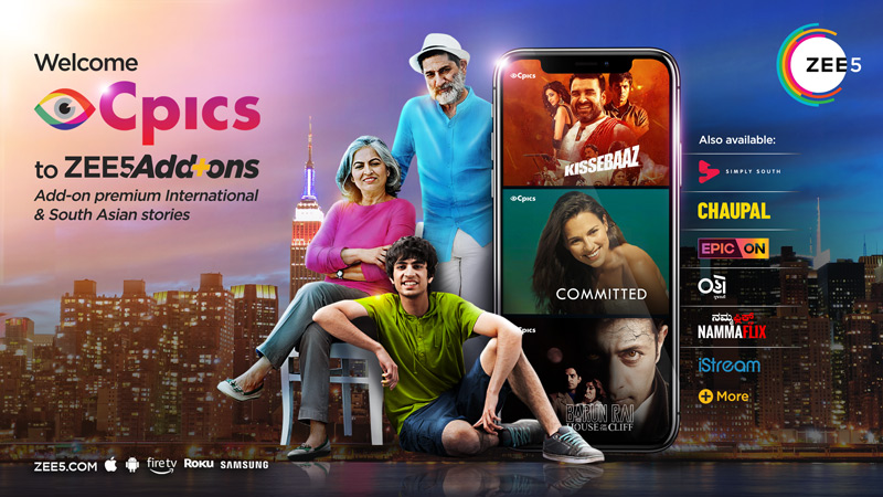 ZEE5 Global expands South Asian content offering in the USA with the addition of Cpics