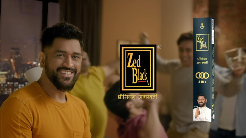 Zed Black Agarbatti and MS Dhoni collab for ICC Cricket World Cup 2023