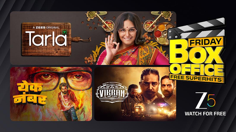 Zee5 gives viewers a reel treat with free Friday movie premieres