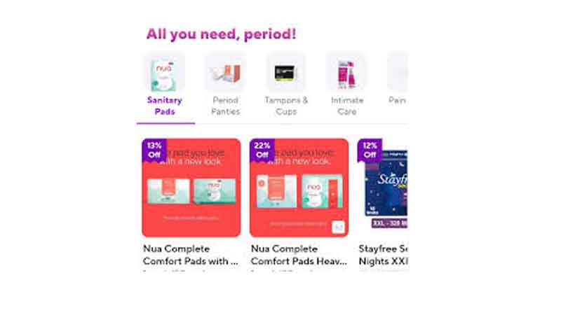 Zepto pads up for PMS with a comfort-first search that feels your feels