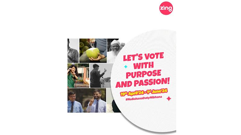 Zing’s #NoBahanaDutyNibhana campaign encourages youth to vote