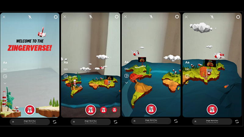KFC India unveils ‘Zingerverse’ AR filter nationwide on Instagram