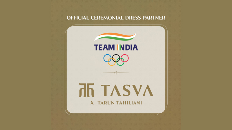 Tasva and Tarun Tahiliani partner as the ‘official ceremonial dress partner’ for team India at the Paris Olympics 2024