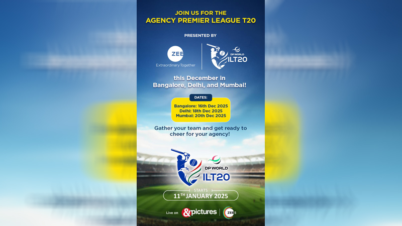 Zee announces Agency Premier League T20 for media agencies to build connect with DP World ILT20