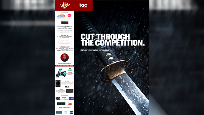 AdClub’s M.Ad Quiz is scheduled for Saturday 14 Dec 2024 at 6:30 pm