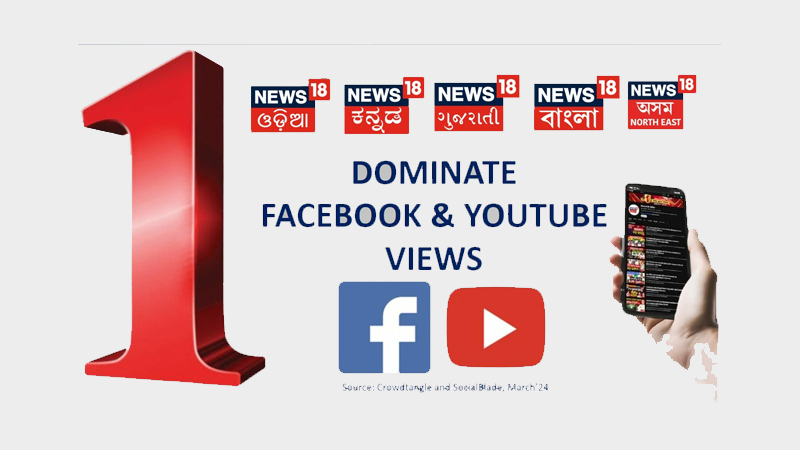 News18 Bangla, Odia, Assam North East, Kannada, and Gujarati raise the bar with their high viewerships