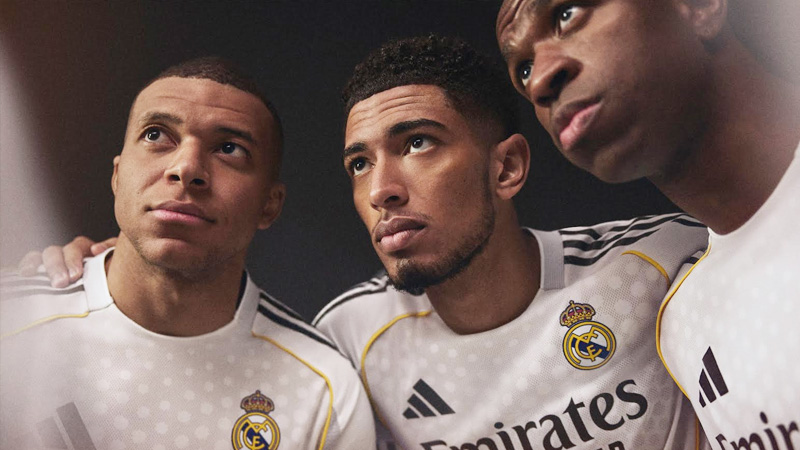 Crest in class Real Madrid’s 2025 kit is piping hot and Bernabéu bold