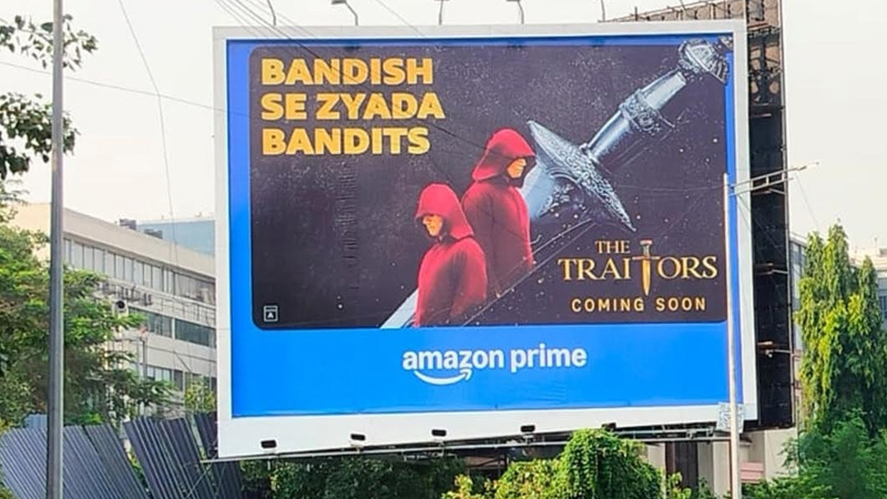 Billboards Behaving Badly as Prime Twists Fan Favourites for The Traitors