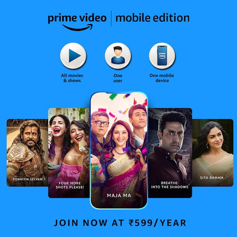 Amazon launches Prime Video mobile edition at Rs  599 per year