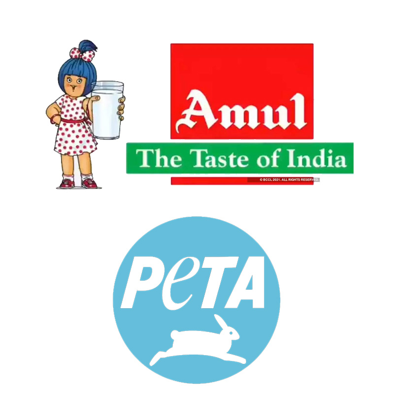 Amul & PETA India engage in a Twitter war