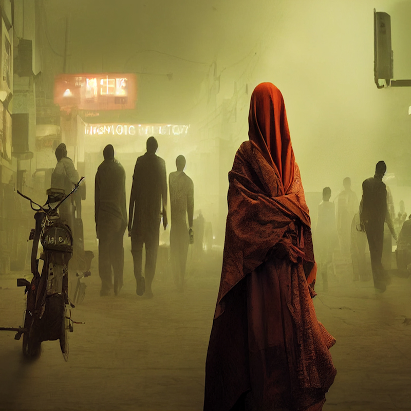 Anand Gandhi create stunning storyboard with artificial intelligence