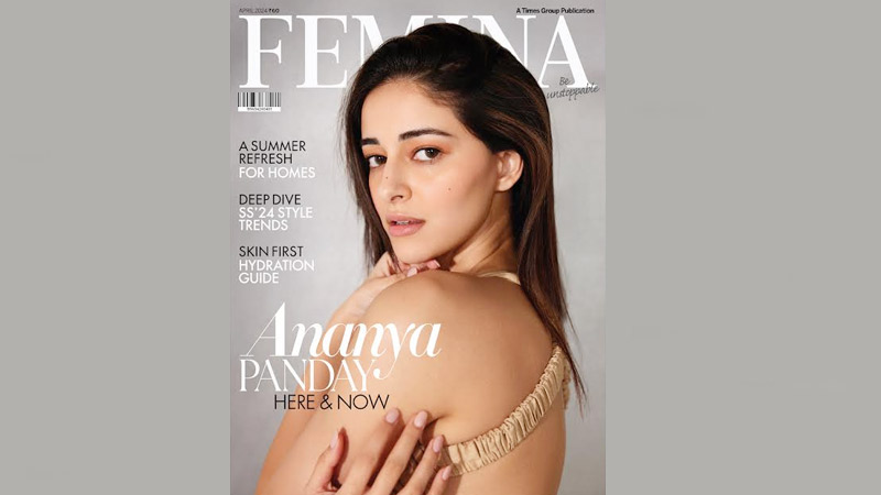Ananya Panday gets candid in Femina’s April 2024 issue