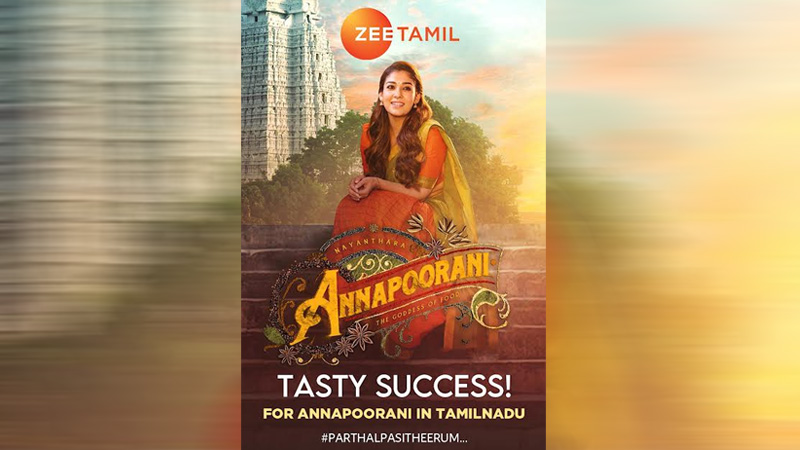 Annapoorani shines through Zee Tamil’s creative campaign