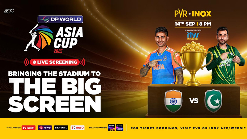 Cricket goes widescreen as PVR Inox brings Asia Cup 2025 to cinemas