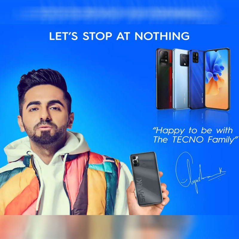 Ayushmann Khurrana is new face of Tecno Mobile