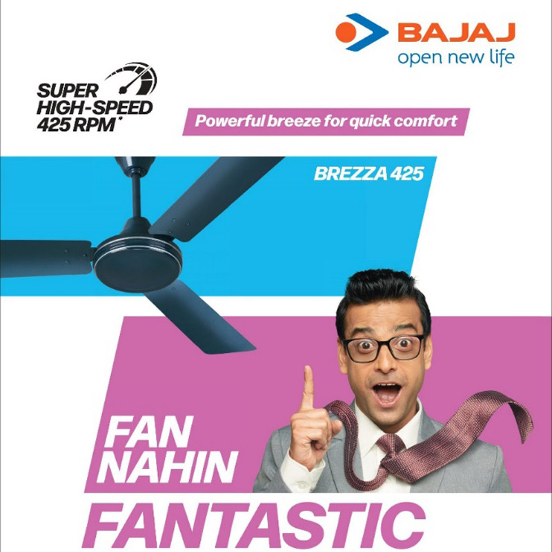 Bajaj Electricals launches multimedia campaign to promote new range of fans