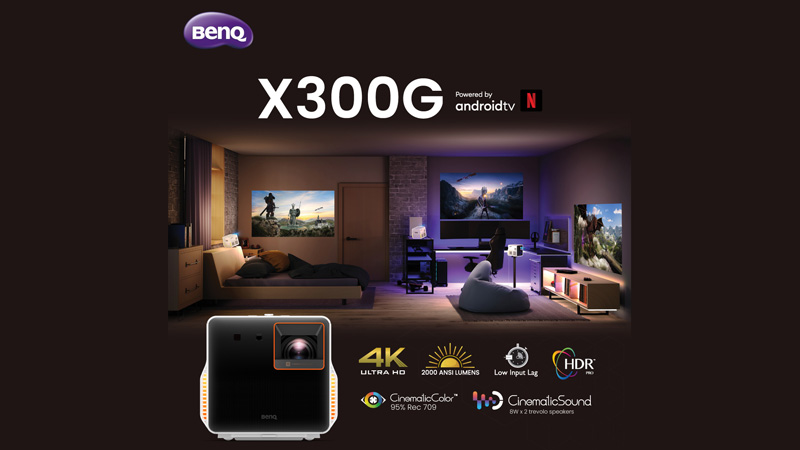 BenQ announces X300G Smart-LED Projector launch