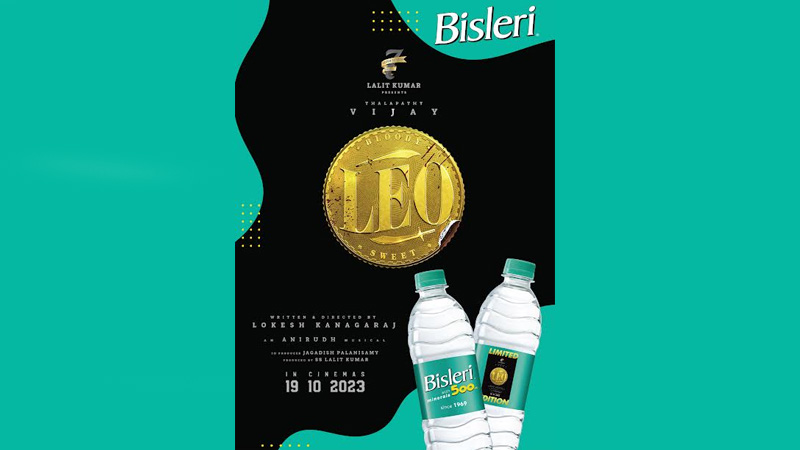 Bisleri launches limited edition bottles featuring Thalapathy Vijay in ‘Leo’