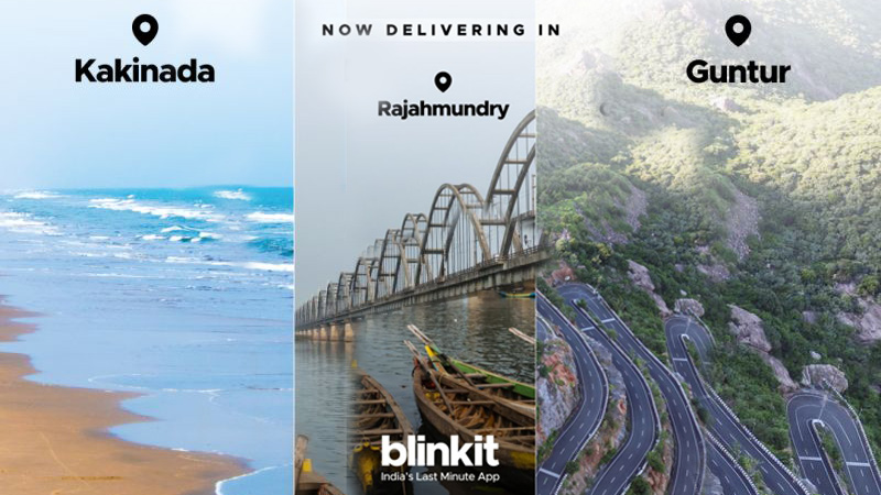 Blinkit expands in Andhra Pradesh, bringing hyper-fast delivery to three more cities!