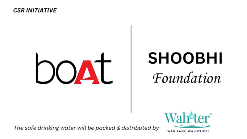 boAt & Shoobhi Foundation partner for clean drinking water in Delhi NCR